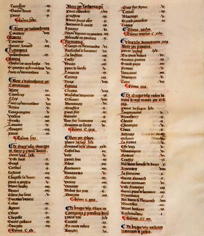 de Brugse Wegwijzer (1360-1380). Gent, Universiteitsbibl.